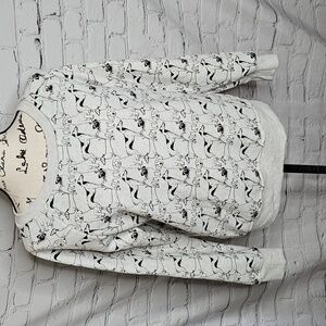 L.A. Soul Allover Dog Print Sweatshirt Size Large